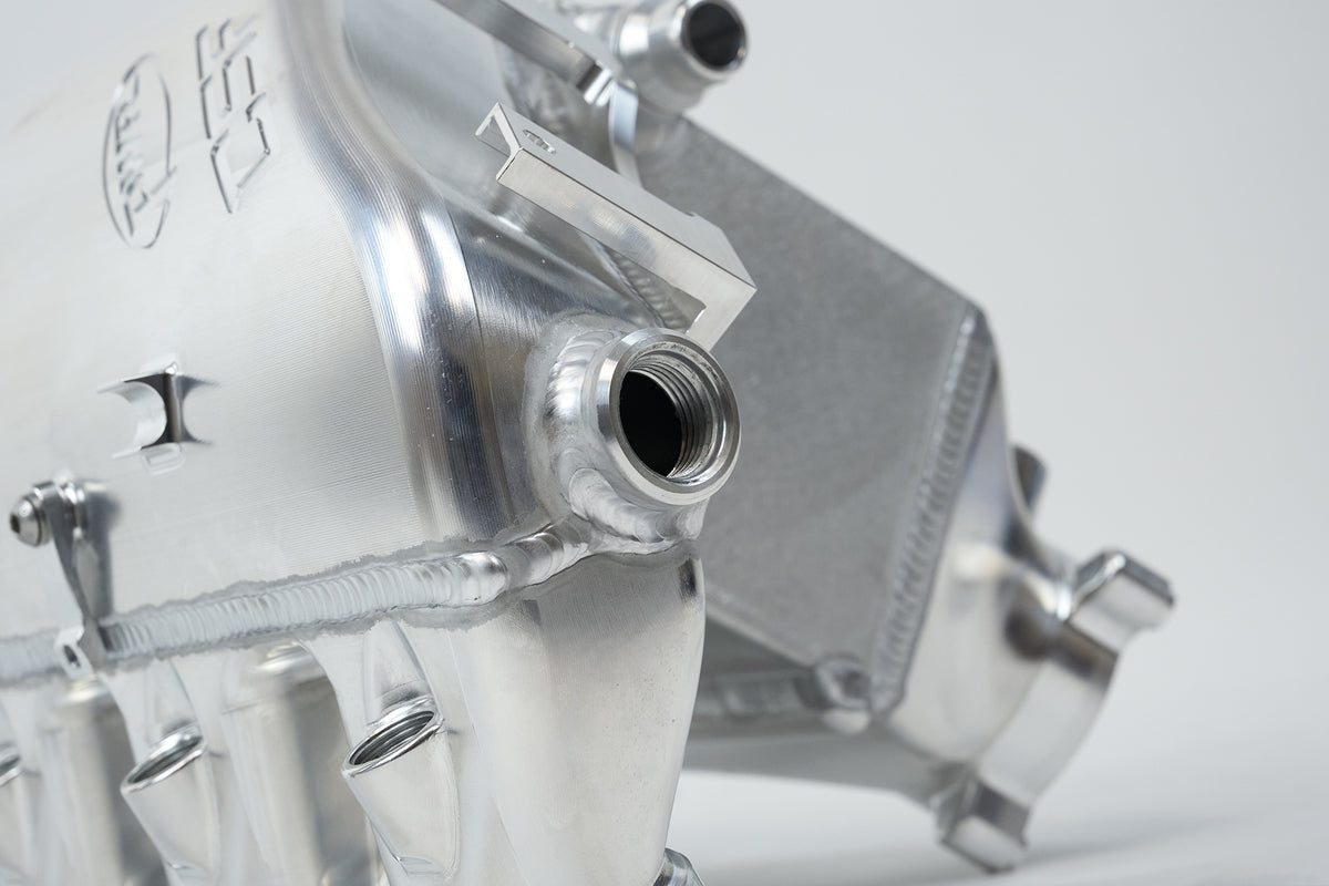 CSF BMW M2/M3/M4 S58 Comp & Non-Comp (G8X) Charge-Air Cooler Manifold - Thermal Dispersion Black - 8233B