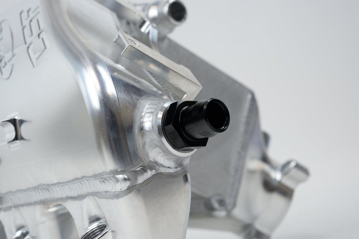 CSF BMW M2/M3/M4 S58 Comp & Non-Comp (G8X) Charge-Air Cooler Manifold - Thermal Dispersion Black - 8233B