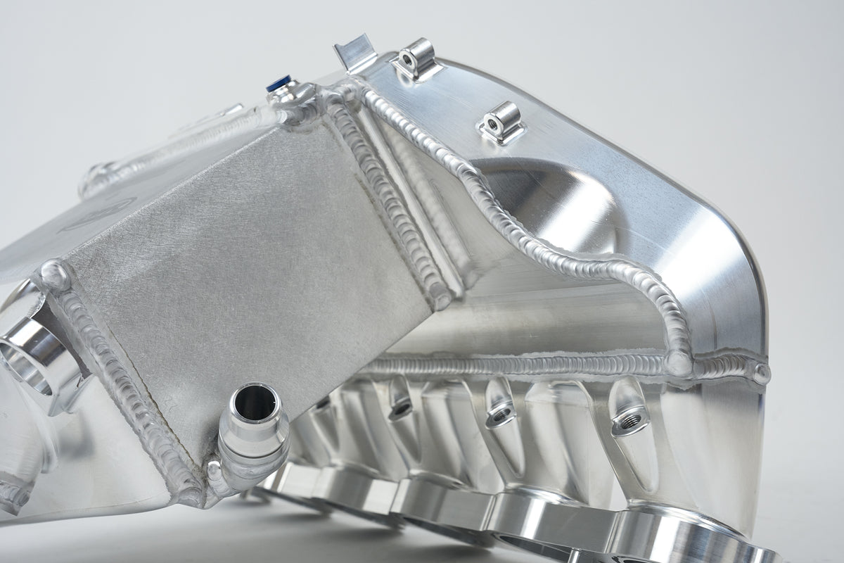 CSF BMW M2/M3/M4 S58 Comp & Non-Comp (G8X) Charge-Air Cooler Manifold - Thermal Dispersion Black - 8233B
