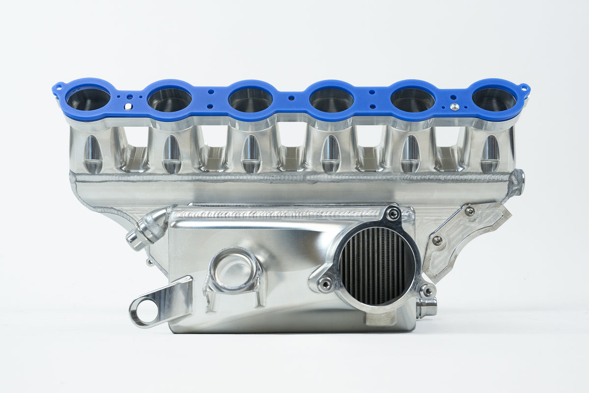 CSF BMW M2/M3/M4 S58 Comp & Non-Comp (G8X) Charge-Air Cooler Manifold - Thermal Dispersion Black - 8233B