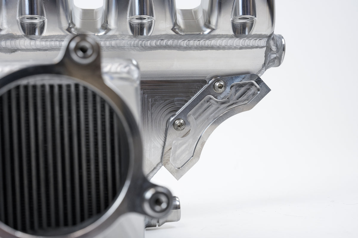 CSF BMW M2/M3/M4 S58 Comp & Non-Comp (G8X) Charge-Air Cooler Manifold - Thermal Dispersion Black - 8233B