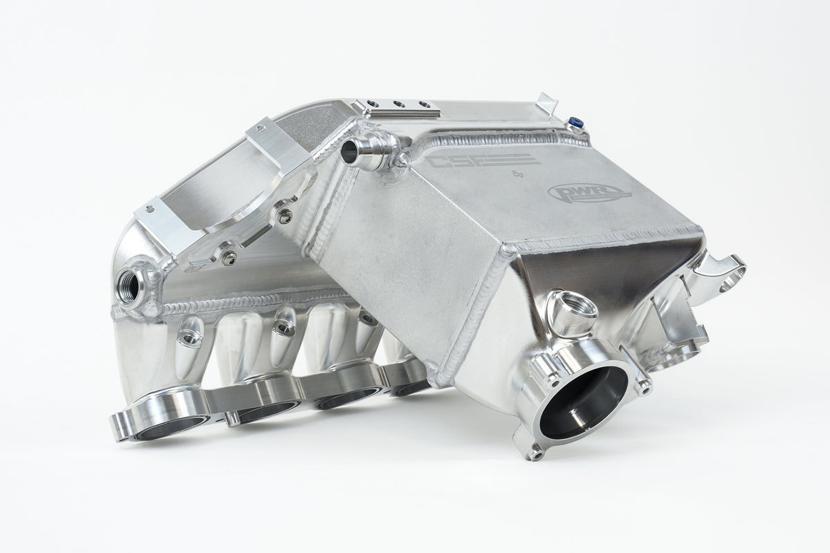 CSF BMW M2/M3/M4 S58 Comp & Non-Comp (G8X) Charge-Air Cooler Manifold - Raw Billet - 8233