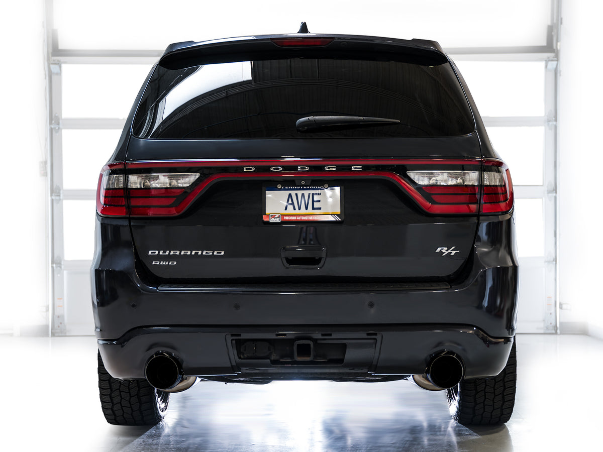 AWE Tuning 11-24 Dodge Durango 5.7L Track Edition Exhaust w/ Diamond Black Tips - 3020-33575