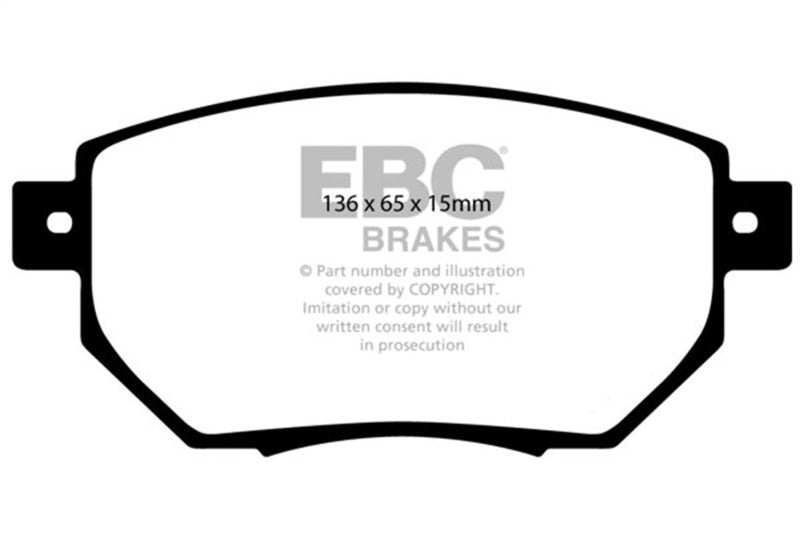 EBC 03-05 Infiniti FX35 3.5 Ultimax2 Front Brake Pads - UD969
