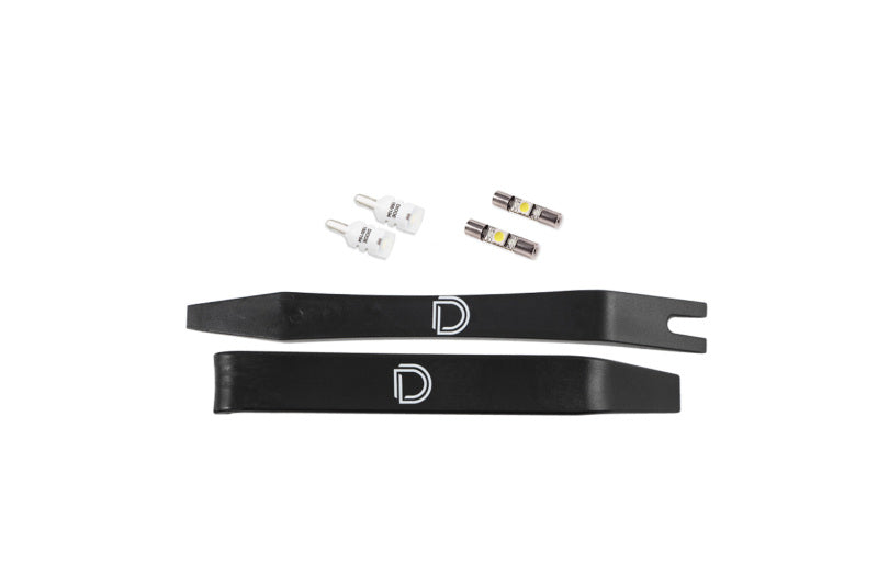 Diode Dynamics 16-18 d Focus RS Interior LED Kit Cool White Stage 1 - DD0519 for 2016-2018 Ford Focus RS - front view