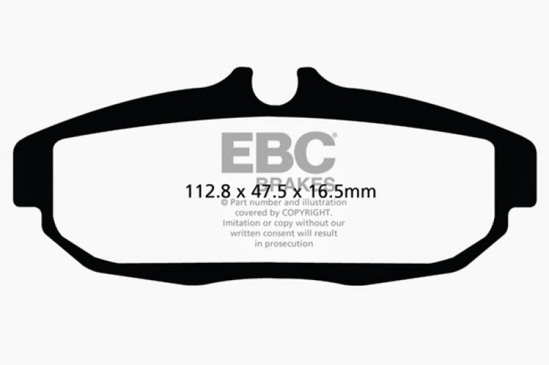 EBC 12 Ford Mustang 5.8 Supercharged (GT500) Shelby Redstuff Rear Brake Pads - DP31894C