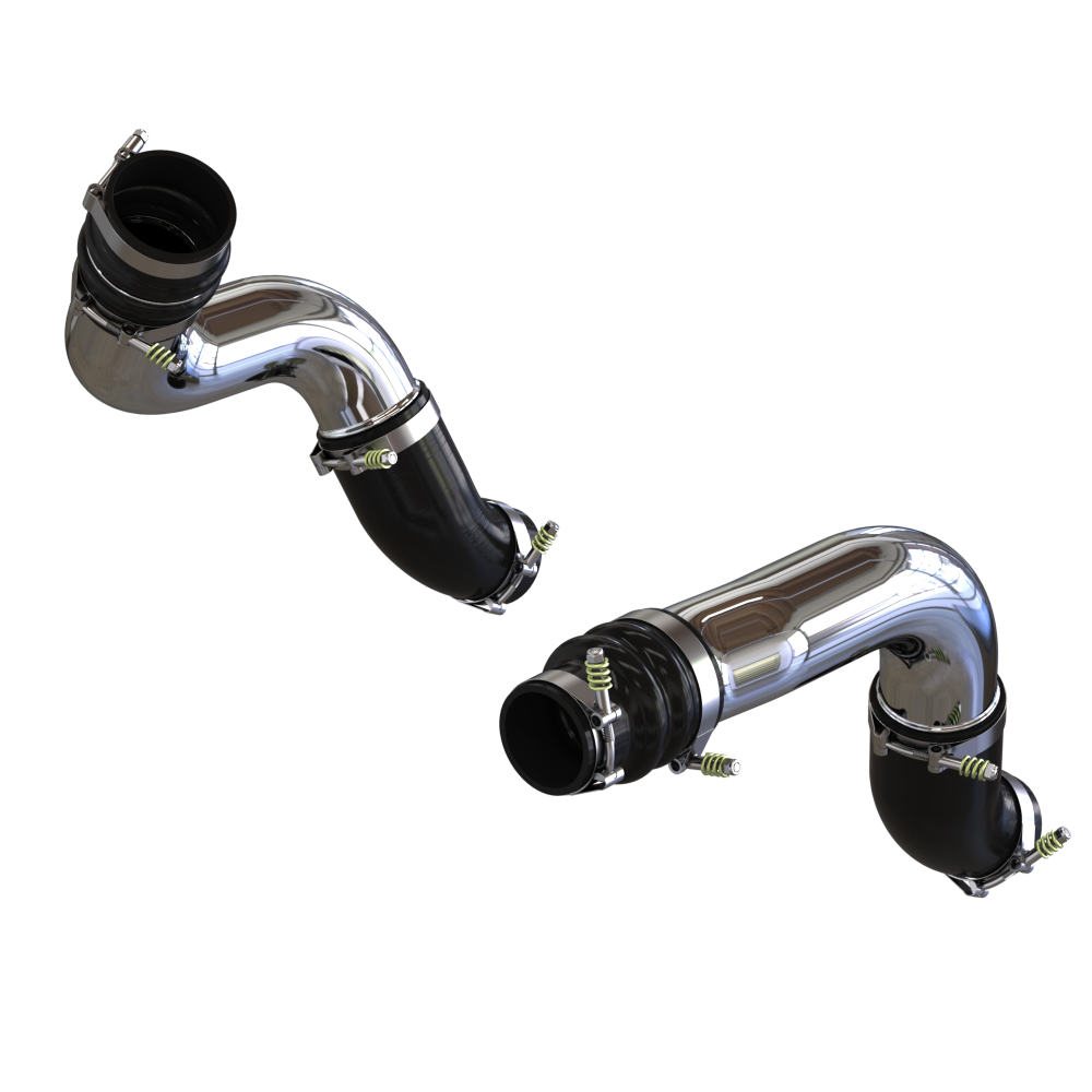 S&B Cold and Hot Side Intercooler Pipe Kit for 2019-2024 Ram 2500/3500 Cummins 6.7L - 83-1008