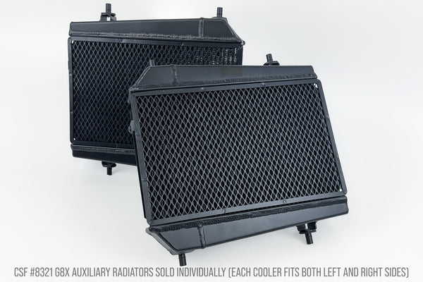 CSF BMW G8X M3/M4/M2 High-Performance Auxiliary Radiator - Single Radiator - 8321