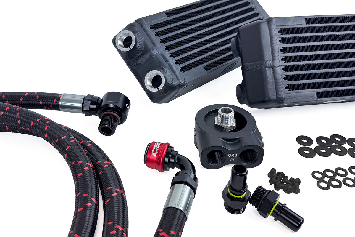 CSF 2023+ Honda Civic Type R FL5 High-Performance Dual Engine Oil Cooler Kit - 8343