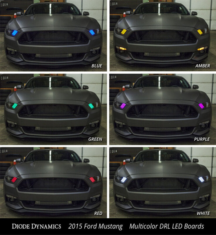 Diode Dynamics 15-17 Ford Mustang RGBW DRL LED Boards - DD2007