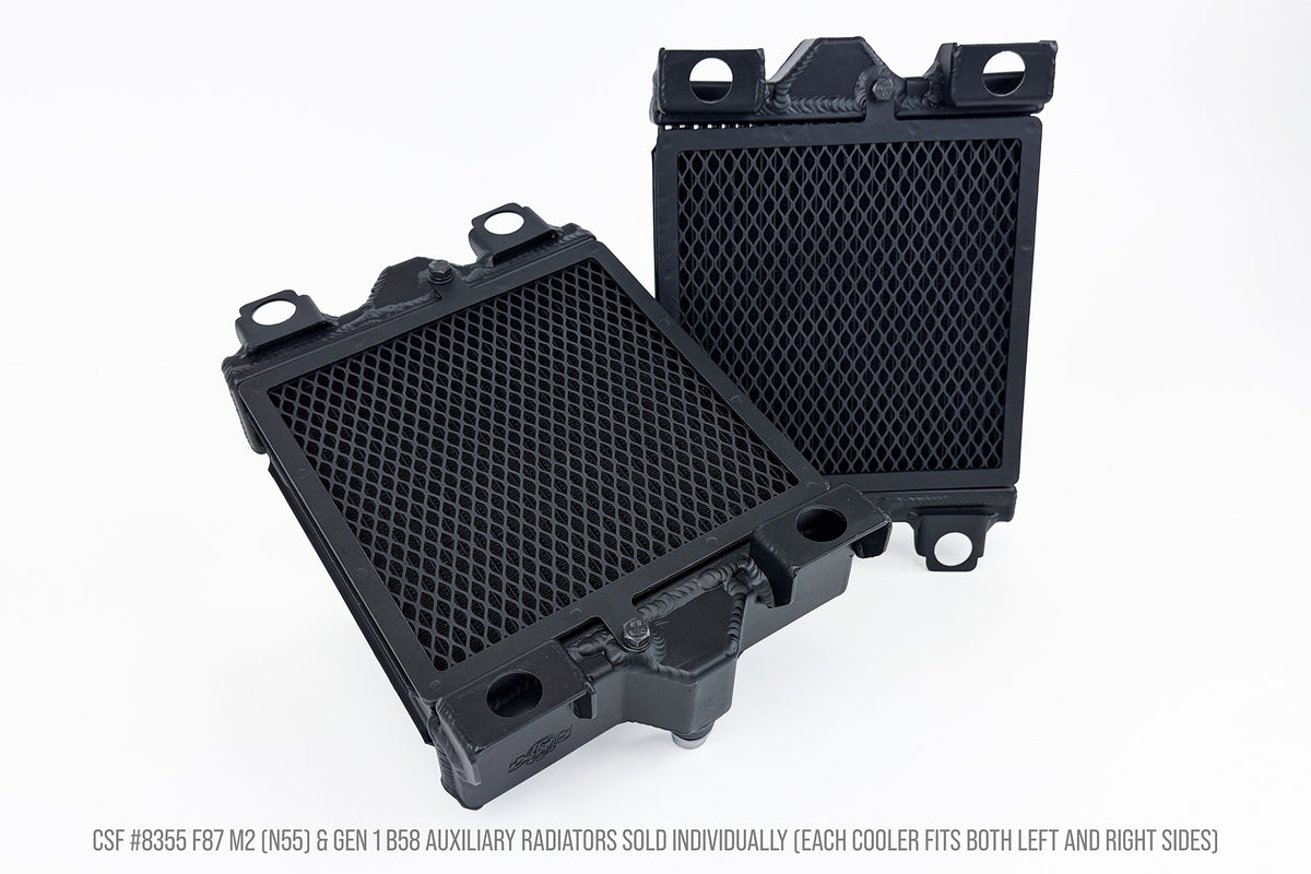 CSF BMW F87 M2 and Gen 1 B58 High Performance Auxiliary Radiator - 8355