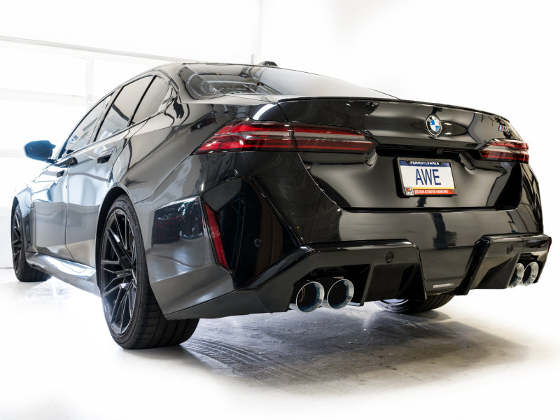 AWE BMW G90/G99 M5 Touring Edition Catback Exhaust - Chrome Silver Tips - 3015-42790