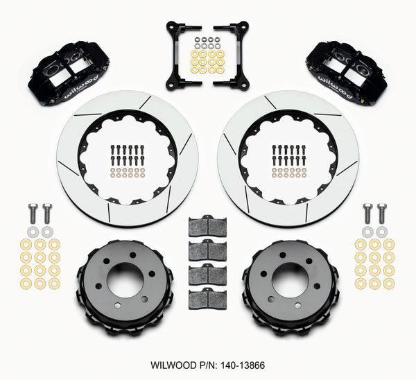 Wilwood Narrow Superlite 4R RearTruck Kit 14.25in 2012-Up Ford F150 (6 lug) - 140-13866 for 2012-2015 Ford F 150