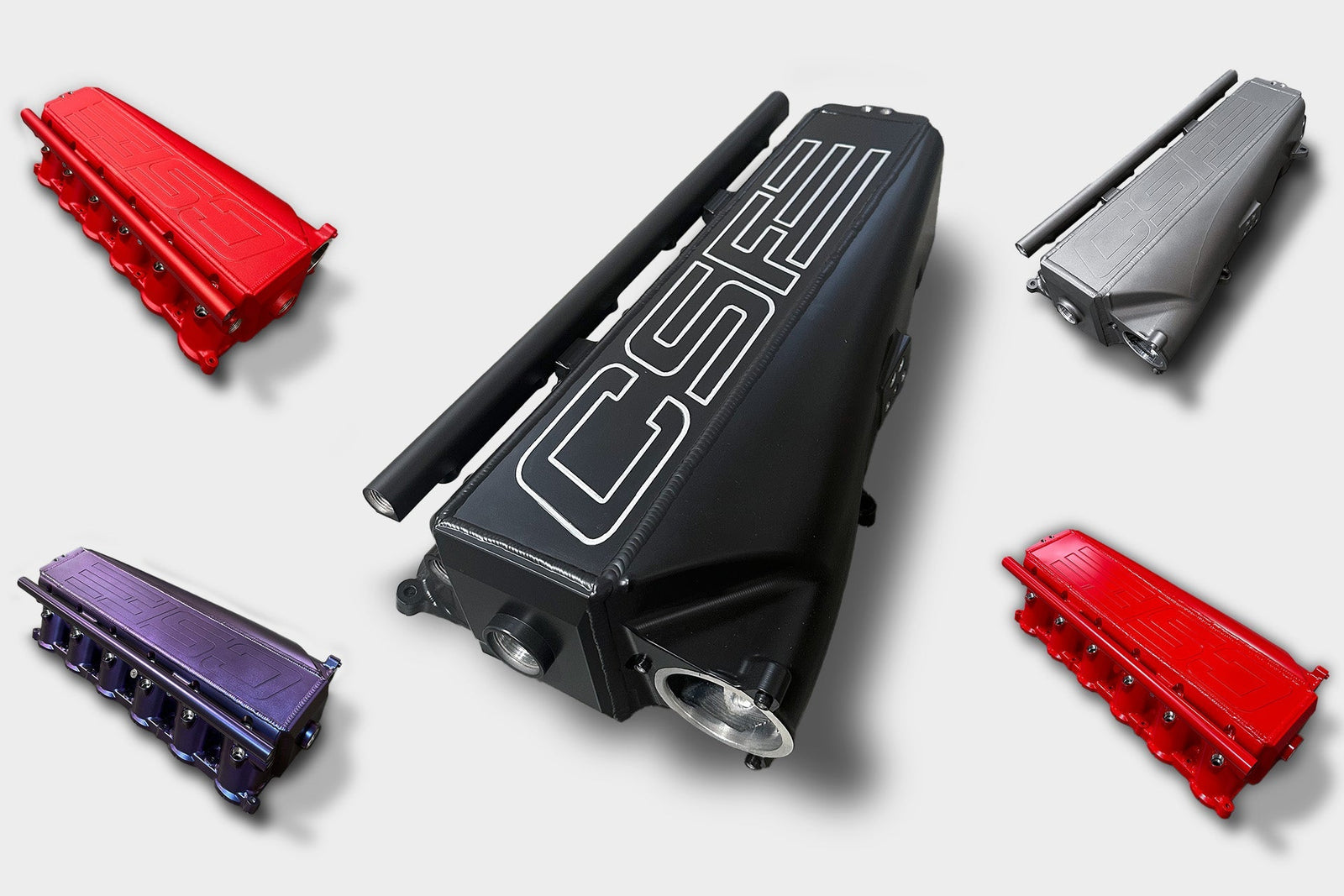CSF Gen 2 B58 Race X Charge-Air-Cooler Manifold - Heat Dispersion Thermal Grey - 8400TG