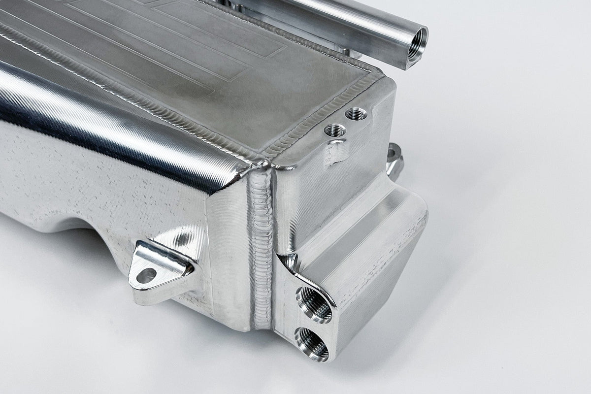 CSF Gen 2 B58 Race X Charge-Air-Cooler Manifold - Heat Dispersion Thermal Grey - 8400TG