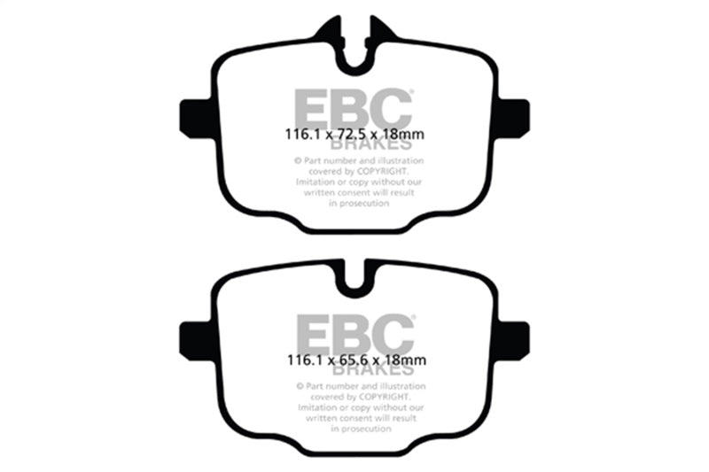 EBC 17+ BMW 530 2.0L Turbo (G30) Ultimax Rear Brake Pads - UD1469