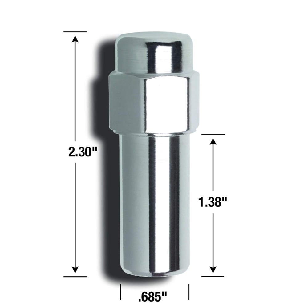 Gorilla Automotive - Sst Clsd Lug 13/16" 7/16 CHR Bag - 84177B