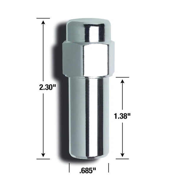 Gorilla Automotive - Sst Clsd Lug 13/16" 7/16 CHR Bag - 84177B