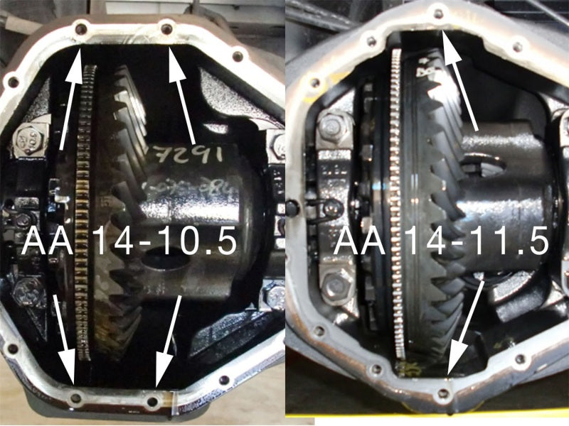 afe Rear Differential Cover (Raw; Street Series); Dodge Diesel Trucks 03-05 L6-5.9L (td) - 46-70090