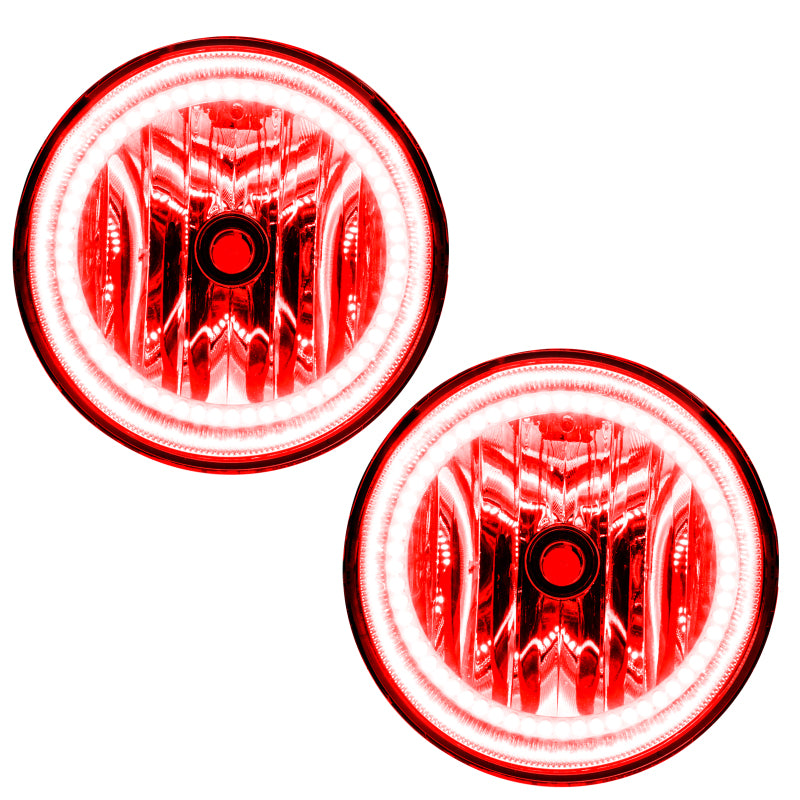 Oracle Lighting 07-13 Toyota Tundra Pre-Assembled LED Halo Fog Lights -Red SEE WARRANTY - 7095-003