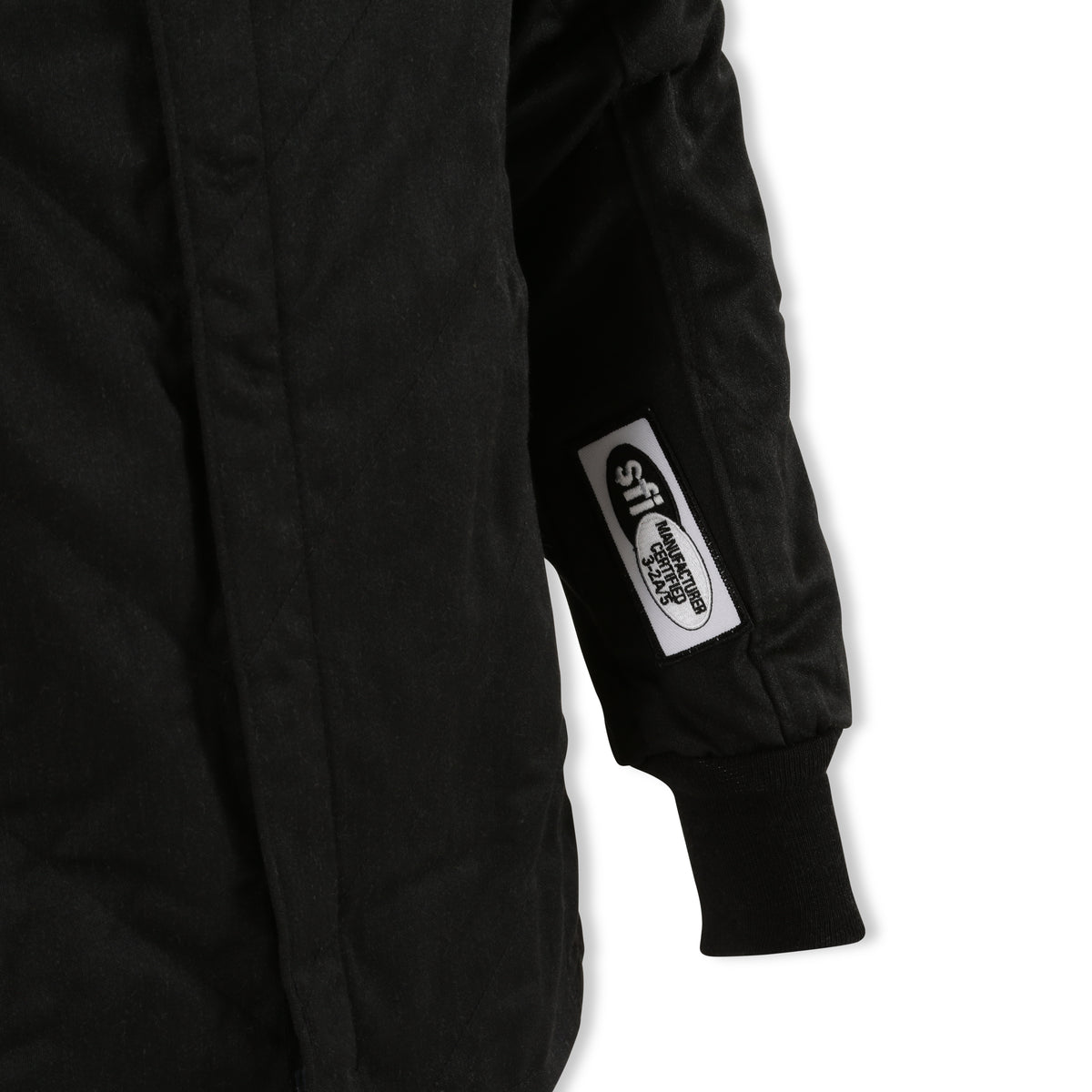 RaceQuip Black Chevron-5 Jacket SFI-5 - Small
