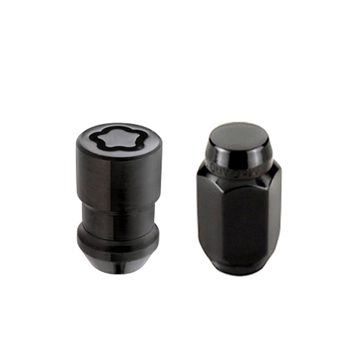 McGard Jeep Wrangler Hex Install Kit (Cone Seat) 1/2-20 / 13/16 Hex (18 Lug Nuts / 5 Locks) - Black - 84562BK