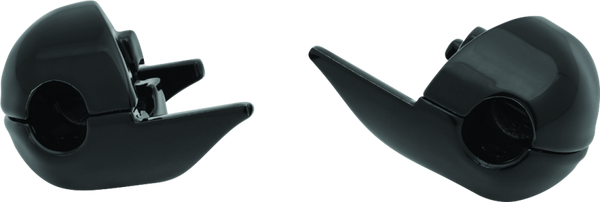 Kuryakyn Rear Atto Turn Signal Adapter Black - 2843 - front view