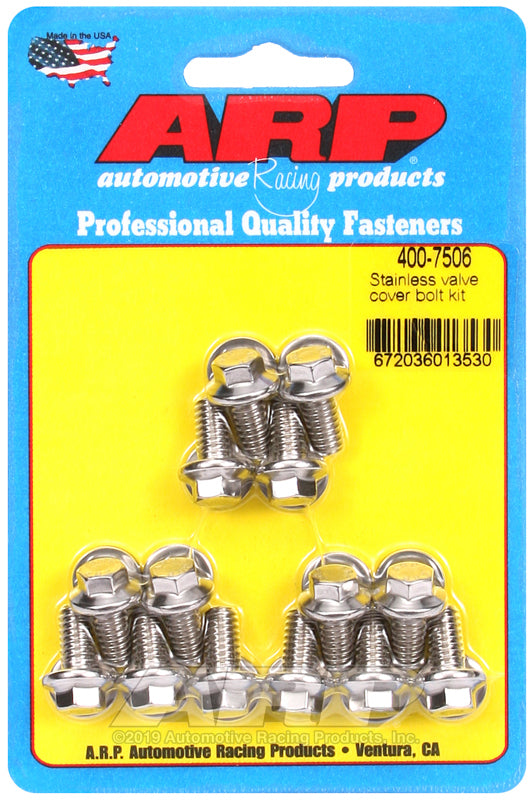 ARP SS Valve Cover Bolt Kit - 400-7506