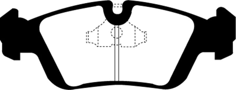 EBC 96-98 BMW Z3 1.9 Greenstuff Front Brake Pads - DP2914 for 1992-1999 BMW 3 Series - detail view