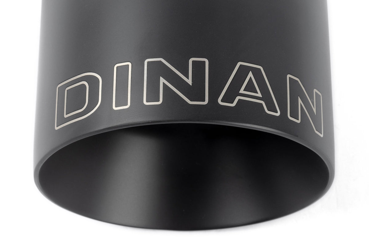 Dinan - Double-Walled 4.5" Clamp-On Exhaust Tip (Black Ceramic) - D663-0640-BOX