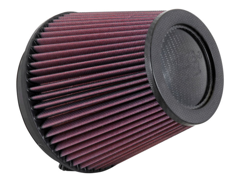 K&amp;N Filter Universal Air Filter Carbon Fiber Top With 6in Flange x 7.5in Base x 6in H - RP-5168