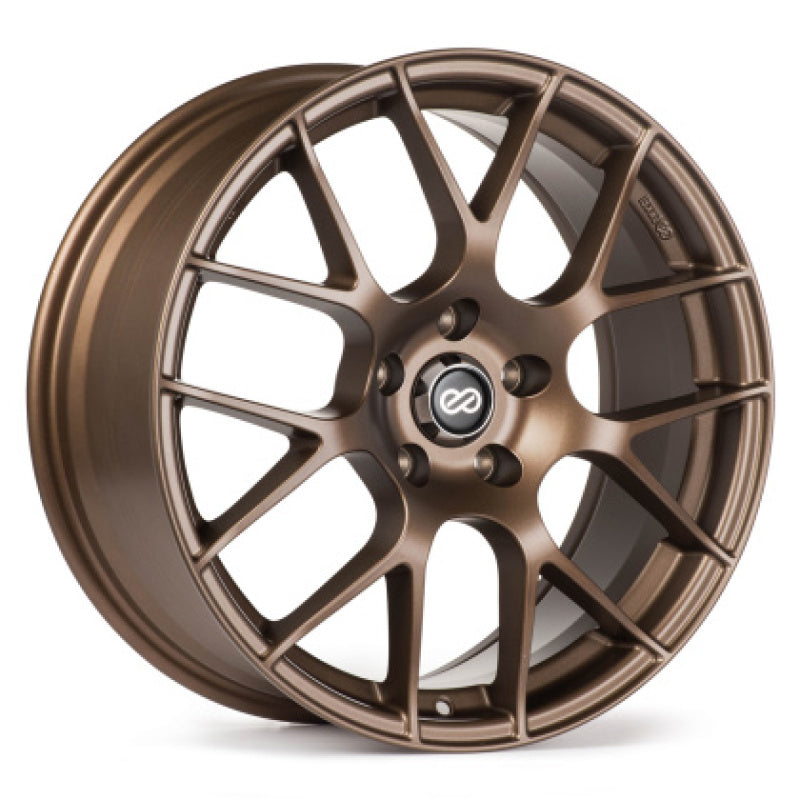 Enkei Raijin 18x8 40mm Offset 5x114.3 Bolt Pattern 72.6 Bore Diameter Bronze Wheel - 467-880-6540BP