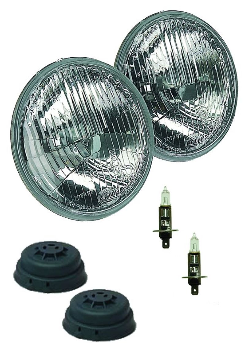Hella 135mm H1 12V 55W High Beam Head Lamp Twin Kit - 002425811