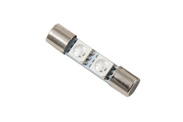 Diode Dynamics 28mm SMF2 LED Bulb - Green (Single) - DD0046S for 2001-2006 Dodge Stratus - front view