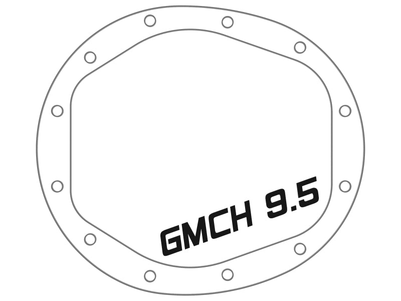 aFe Pro Series GMCH 9.5 Rear Diff Cover Red w/ Machined Fins 19-20 GM Silverado/Sierra 1500 - 46-71140R