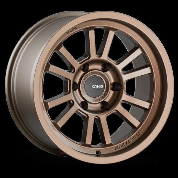 Konig HT1 17X8.5 6X139.7 ET-6 Satin Bronze - H1876139N68 by Konig