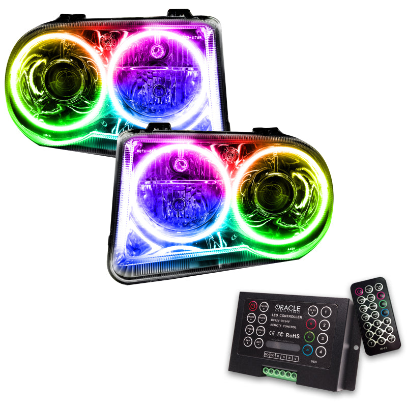 Oracle 05-10 Chrysler 300C V8 SMD HL - Non HID - ColorSHIFT w/ 2.0 Controller SEE WARRANTY - 7163-333