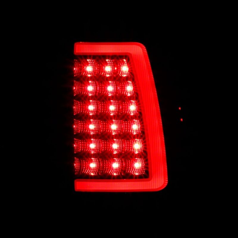 Raxiom 03-06 Chevrolet Silverado 1500 Axial Series LED Tail Lights- Black Housing- Smoked Lens - S116533 - close-up view