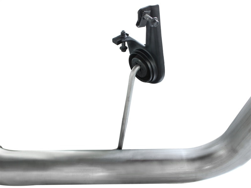 aFe MACHForce XP Exhaust 3in SS Dual Side Exit CB w/ Black Tips 11-14 Ford F150 EcoBoost V6-3.5L TT - 49-43056-B