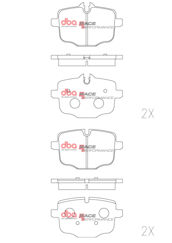 DBA 17-22 Honda Civic Type-R RP Performance Front Brake Pads - DB2067RP