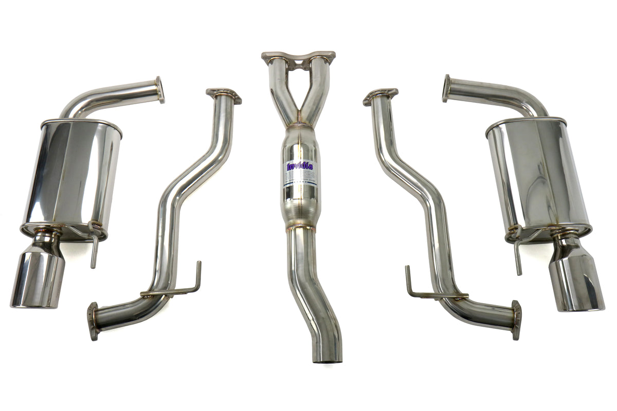 Invidia 15+ Ford Mustang Ecoboost 2.3L Q300 Cat-Back Exhaust w/ Stainless Steel Tip - HS14FM4G3S