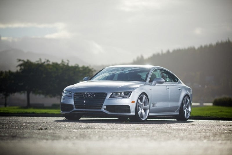 AWE Tuning Audi C7 A7 3.0T Touring Edition Exhaust - Dual Outlet Chrome Silver Tips - 3015-32070