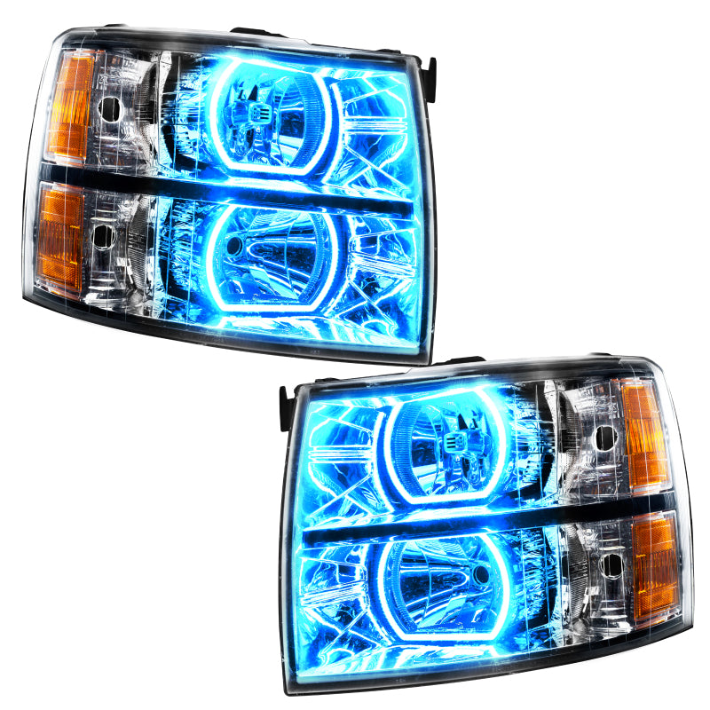 Oracle 07-13 Chevrolet Silverado SMD HL - Square - ColorSHIFT w/ BC1 Controller SEE WARRANTY - 8188-335
