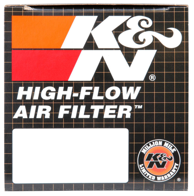 K&amp;N Universal Rubber Filter Round Tapered 1-11/16 Flange 3.5in Base OD x 2in Top OD x 4in H - R-1080