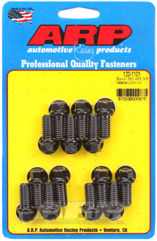 ARP Buick 350-455 3/8in header bolt kit - 120-1101