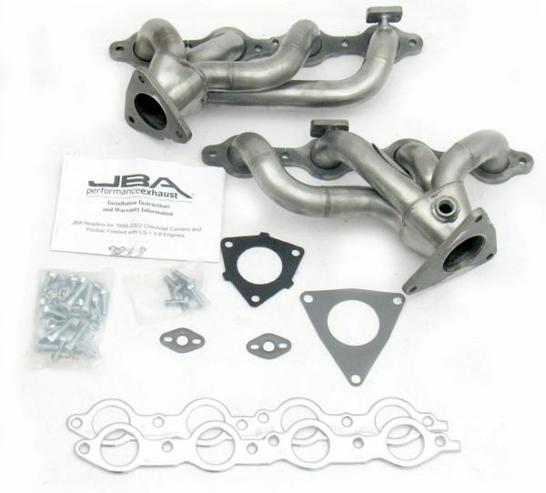 JBA 01-02 Camaro/Firebird LS1 1 5/8in Header Shorty Stainless Steel - 1808S-1 by JBA