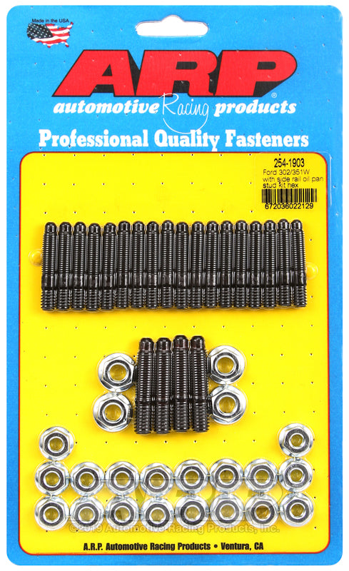 ARP Ford 302-351W Hex Oil Pan w/ Side Rail - 254-1903