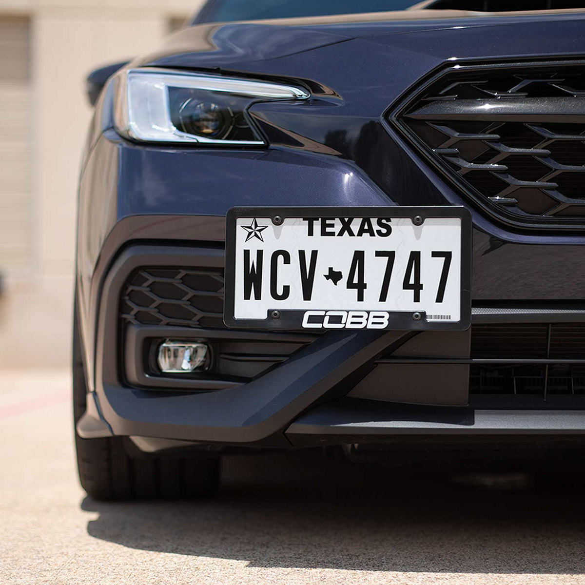 COBB 15-21 Subaru WRX/13-25 BRZ/17-24 Toyota 86 Redline Carbon Fiber License Plate Relocation Mount - 861660