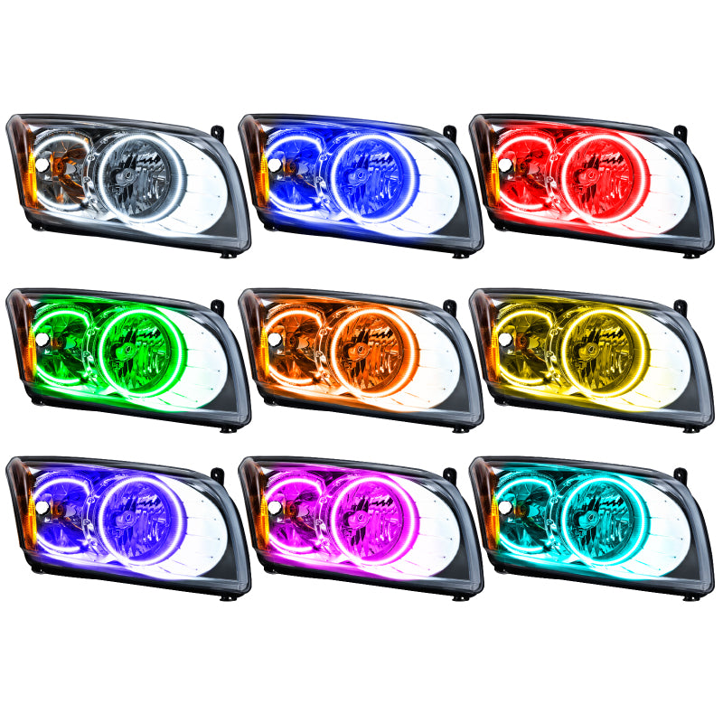 Oracle 07-12 Dodge Caliber SMD HL (w/o Leveling) - ColorSHIFT w/ 2.0 Controller SEE WARRANTY - 7018-333