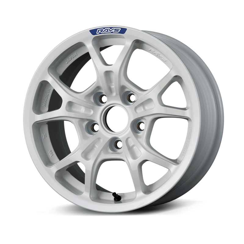 Gram Lights 57FXZ Rally 15x7.0 ET +35 5x114.3 White Wheel - WGFJC35EW